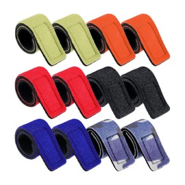 12 Pack Fishing Rod Straps,Elastic Tackle Tie Downs,Fish Pole Belts,Fishing Gear Wraps