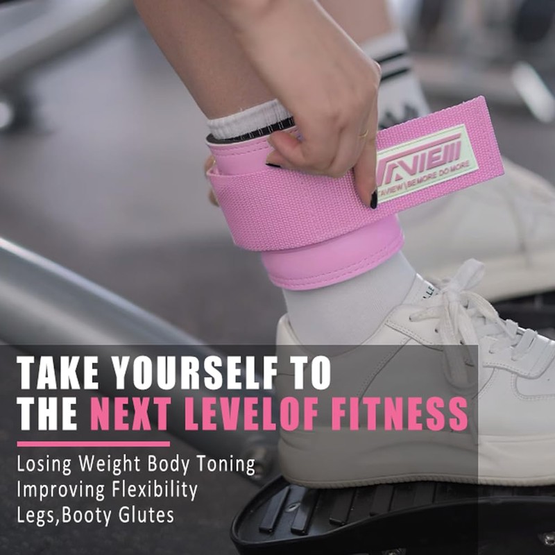 TAVIEW Ankle Strap Cable Machine Accessories Gym Cable Kickback Ankle