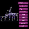 FAMIROSA 3 Piece Christmas Light Display Reindeers 229 LEDs n,Weight-6