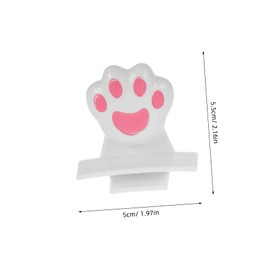 2Pcs Toilet Lid Helper Seat Cover Lifter for Easy Installation Home Office and Public Restrooms Cat Claw Design Enhances Sanitary Practices