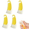 MANSVS 4 PCS Silicone Pan Scraper, Dish Scraper Plastic Pan