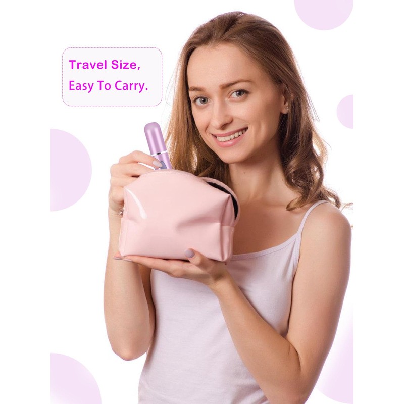 CUTEABC Travel Perfume Bottle Refillable,5ml Portable Travel Perfume Atomizer Refillable,Mini