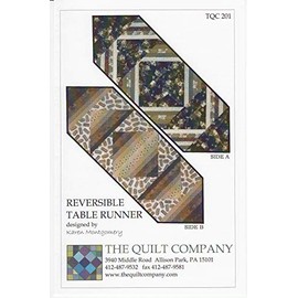 Reversible Table Runner Pattern, by Quilt Company PA