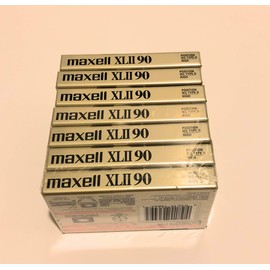 Maxell XLII IEC Tipo II Cinta de casete de audio de alta polarización de 90 minutos, paquete de 7