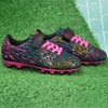 brooman Kids Firm Ground Soccer Cleats Girls Football Cleats with