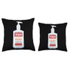 Germaphobe Team Hand Sanitizer Funny Throw Pillow