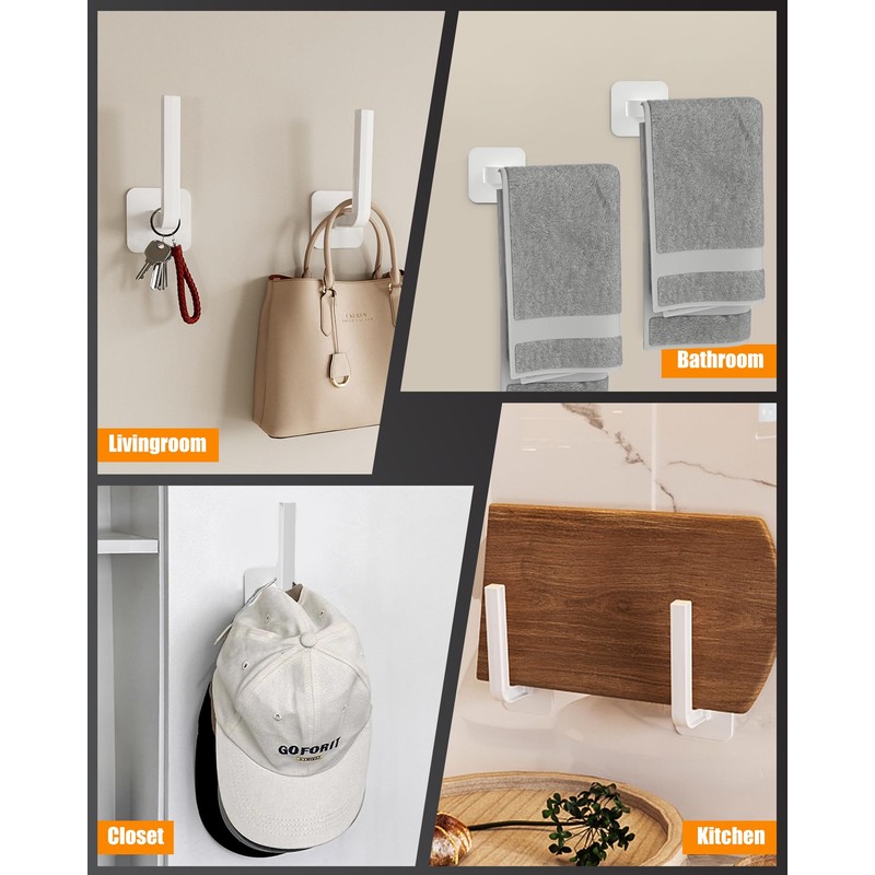 Sunfanie Hat Rack for Hat Storage (6-Pack), Multi-purpose Hat Organizer,