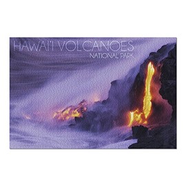 Hawaii Volcanoes National Park - Lava Flow (Premium 1000 Piece Jigsaw Puzzle for Adults, 19x27)