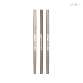 Peripera All Skin Types Natural Color Long-lasting Speedy Skinny Brow Taupe Brown 3pcs / 페리페라 모든피부 자연스런 발색 지속력 스피디 스키니 브로우 토프브라운 3개