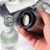 MXLXURS Premium Beer Bottle Opener, Stainless Steel Push Down Opener,