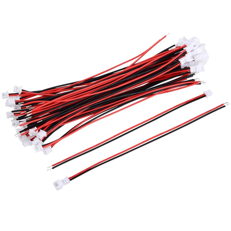 20 Pairs 1.25 mm Pin Micro Electrical Male and Female