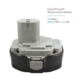 ExpertPower 18v 3000mAh NiMh Extended Battery for Makita 1823 1833 1834 1835 1835F 192828-1 192829-9 193061-8 193102-0 193140-2 193159-1 193783-0