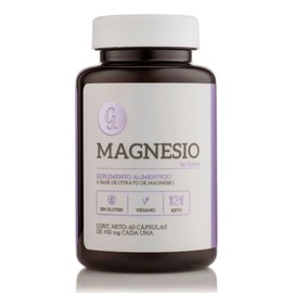 Magnesio Goltee. 60 cápsulas de 450mg cada una.                                                                                                       