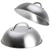 com-four® 2 x Burger Bells Made of 304 Stainless Steel