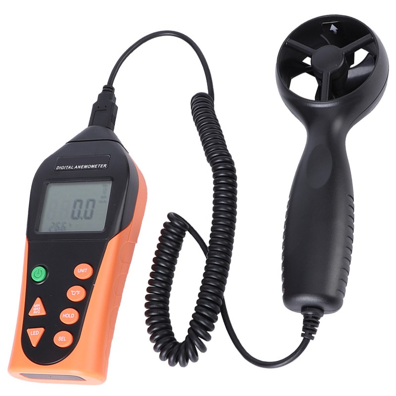 816B Digital Anemometer Portable Wind Speed Sensor Meter Measuring Instruments