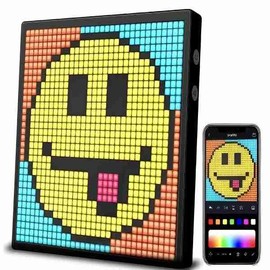 Pixel Display, APP Mobile Phone Control Display with 32 X 32 Programmable LED Screen for Home Decoration, Business Advertisement - Color: 32-pixel screen