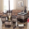 Creative Scents Dublin Brown Bathroom Accessories Set - 6-Piece Bathroom