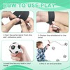 LEOINAER Pack of 4 Wrist Return Ball with String, Springball,