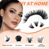 Lash Clusters Kit Volume Fluff Extensions 621Pcs Individual Cluster