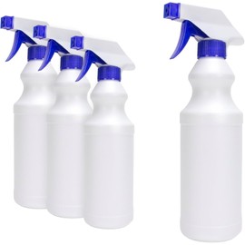 American Health Service Spray Bottles (4 Pack, 16 Oz), Refillable Heavy Duty Spraying Bottle for Cleaning Solutions, Hair Spray, Gardening, Pets, Adjustable Nozzle Setting, Mist Water