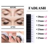 Eyelash Extensions 0.20mm D Curl Mix 20-25mm Fadlash Classic Lash
