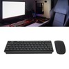 2.4G Wireless Keyboard Mouse Combo Ergonomic 64 Key Keyboard 3