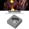Graphite Casting Mold Professional Heart Shaped Ingot Casting Refining Mould