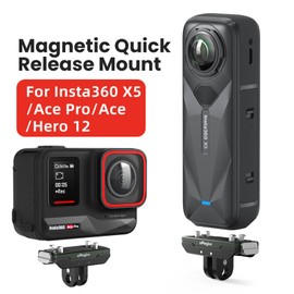 Taoricup Compatible Insta360 Ace/Insta360 Ace Pro Magnetic Mount GoPro Mount Interface Adapter Magnetic Adapter Mount Accessories