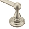 Moen Madison Collection Brushed Nickel 24-Inch Bathroom Single Towel Bar,