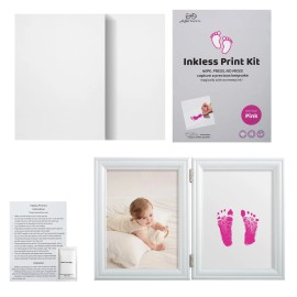 3 PCS Ink Pad Mess-Free Inkless Hand and Footprint Kit Baby Foot Printing Kit Cat and Dog Paw Print Kit for Babies and PetsColor: Pink
