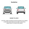 Magnetic L Plates for Learner Drivers - Set of 2