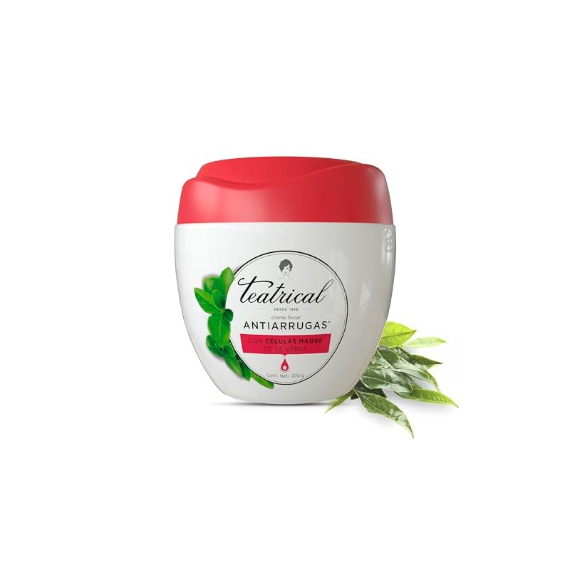 TEATRICAL - Crema Facial Antiarrugas. Con células madre de té