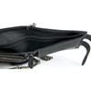 Men's Very Dark Gray Biker's Wallet with 20 Inch Long