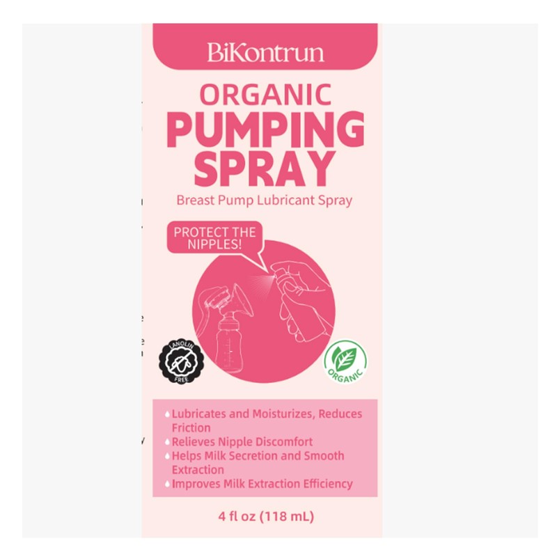 Milk Pumping Spray, Organic Lubricant for Breast Pump Shields &