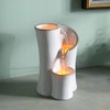 Haobos Indoor Water Fountain Imitation Ceramics Appearance Tabletop Fountain Relaxation