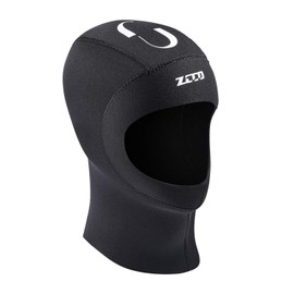 ZCCO Scuba Diving Hood 3mm/5mm Neoprene Wetsuit Hood Durable Stretchable Diving Cap,Surfing Thermal Hood for Snorkeling Kayaking Sailing Canoeing Water Sports (3mm, S)