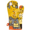 Blue Q Man with A Pan Oven Mitt, 1 EA