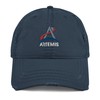 MTN TOOL Artemis Distressed Dad Hat, NASA Hat, NASA Gift