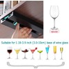 runruii Wine Glass Holder Under Shelf Cabinet Wine Glass Rack