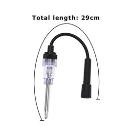 2Pcs Automotive Spark Plug Firing Tester, Inline Ignition Coil Tester for Lawn Mower, Motorbike and Small Engine Vehicles