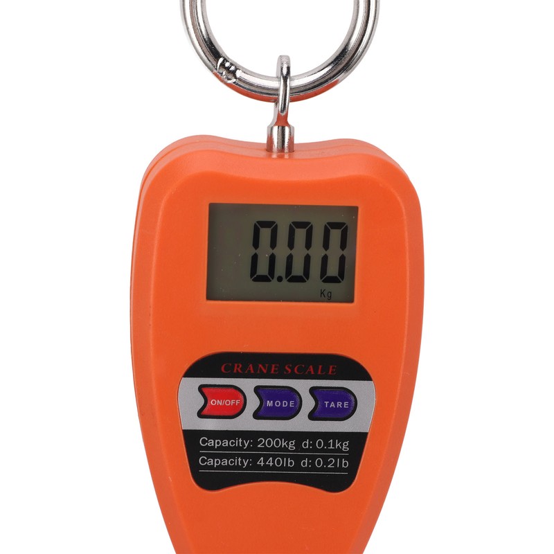 Portable Electronic Scale High Accuracy Digital Hanging Scale 200kg Weight