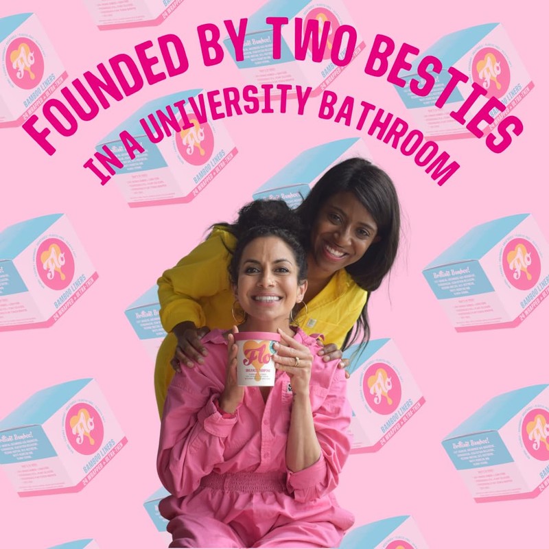 Flo Organic Bamboo Leakproof, Highly Absorbent Long Panty Liners -