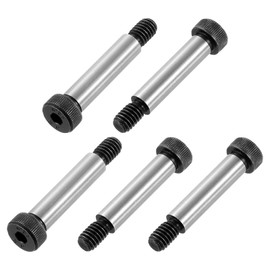 sourcing map Alloy Steel Hexagon Socket Head Shoulder Screws Bolts, 1-1/2" Shoulder Length, 3/8" Shoulder Dia, 5/16-18 UNC Thread, 10pcs