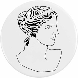 Azeeda 58mm 'Venus Büste' Pin Knopf-Abzeichen (BB00132977)