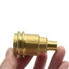 JIUDANI QCC1 Nut Propane Gas Fitting Adapter with 1/4 Inch