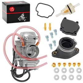 MOTO1988 Carburetor Carb & Intake Manifold Boot For Arctic Cat 400 1998 1999 2000 2001 0470-362
