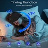 Sleep Mask with Bluetooth 5.4 Headphones, Removable 3D Eye Cups,