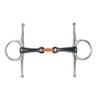 Shires Full Cheek Lozenge Black Sweet Iron Horse Bit 5",