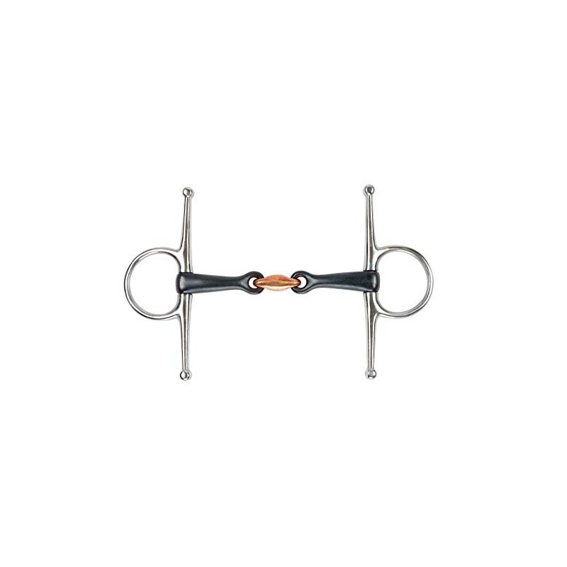Shires Full Cheek Lozenge Black Sweet Iron Horse Bit 5",