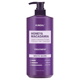 Kundal Honey and Macadamia Hair Treatment White Musk Fragrance, 1.058L, 1 Piece / 쿤달 허니 앤드 마카다미아 헤어 트리트먼트 화이트머스크향, 1.058L, 1개
